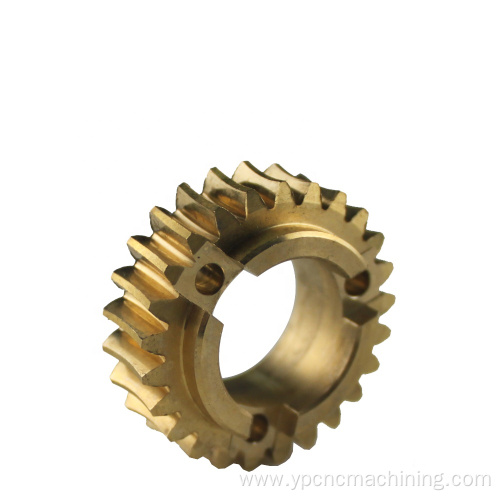 Custom precision CNC machining of small brass